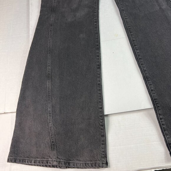 We The Free Jeans Women's 29x32* Florence High Rise Flare Black Denim Tag 30 - Picture 6 of 16